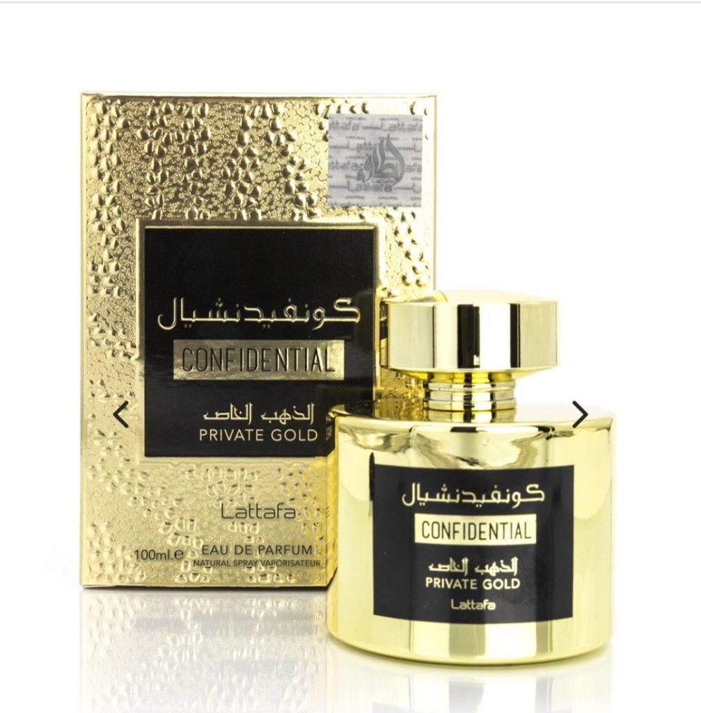 Eau de parfum Confidential Private Gold – Lattafa