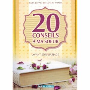 20 conseils à ma soeur avant son mariage