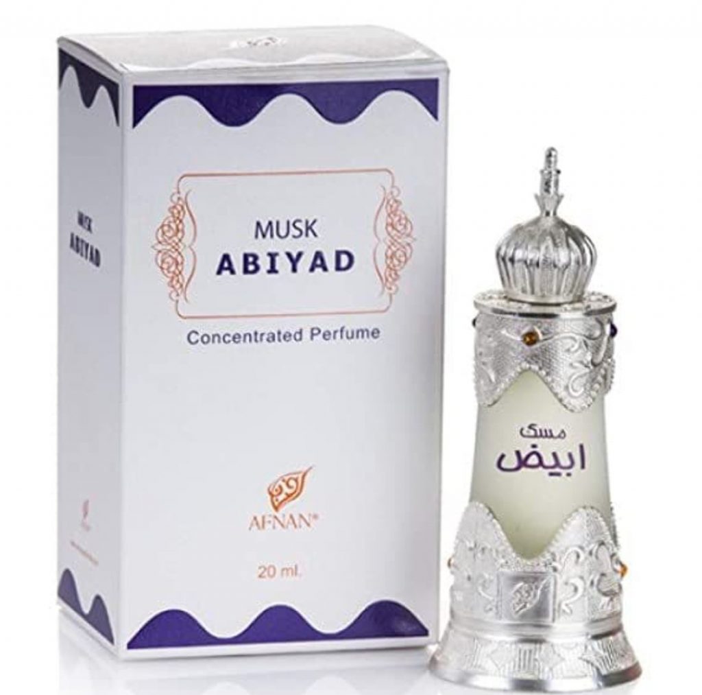 Afnan Musk Abiyad Huile De Parfum Concentrée Unisexe 20ml​​​​​​​