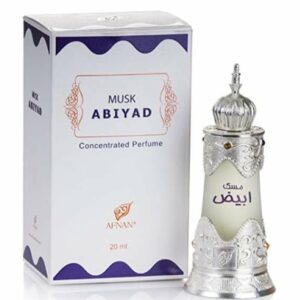 Afnan Musk Abiyad Huile De Parfum Concentrée Unisexe 20ml