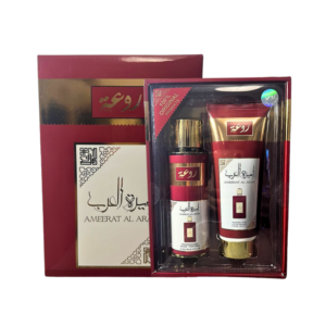 ​👑 Coffret Luxe Ameerat Al Arab – Brume & Lotion Parfumée (Princesse d'Arabie)